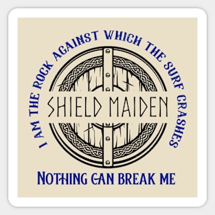 ShieldMaiden I am the Rock Sticker